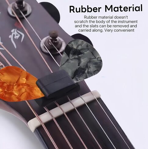 15-in-1 Guitar Maintenance & Accessories Kit - Includes Capo, 6 Picks, Headstock Pick Holder, Fretboard Stickers, String Cleaner, Cloth, Brush & Portable Storage Bag for Guitarists in Saudi Arabia