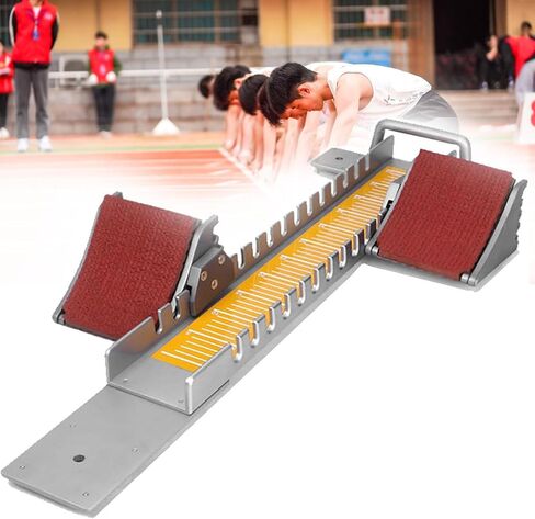 Multi Function Starting Blocks, Adjustable Track Starting Blocks, Improve Speed at Track & Field Sports, Starting Blocks with Anti Slip Foot Pedals, Easy Installation on Track or Grass in Saudi Arabia