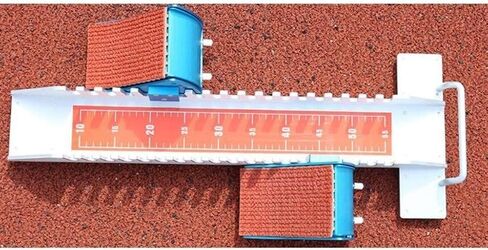 Starting Block, Professional Racing Track Pedal, Suitable for Plastic Track, Adjustable Aluminum Alloy Track and Field Sports Equipment in Saudi Arabia