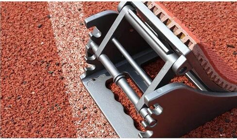 Starting Block, Professional Racing Track Pedal, Suitable for Plastic Track, Adjustable Aluminum Alloy Track and Field Sports Equipment in Saudi Arabia