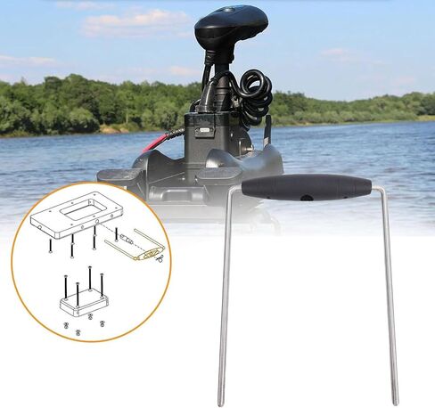 U Handle Assembly 2990906 Stainless Steel Plastic Replacement for Minn Kota MKA21 RTA17 Trolling Motor Quick Release Bracket in Saudi Arabia