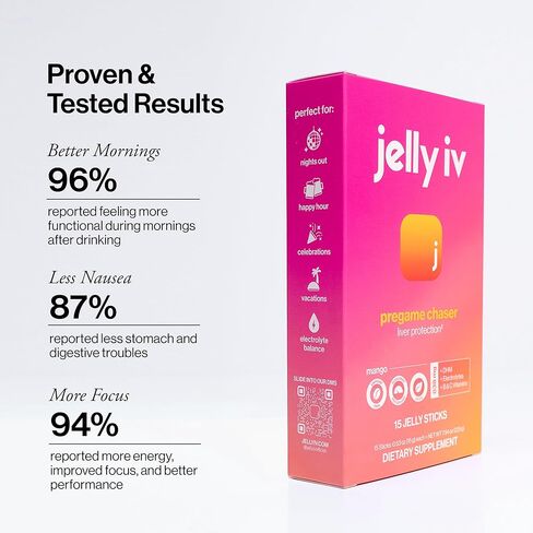 الدعم الصحي أثناء شرب الكحول ودعم الكبد اليومي والتخلص من السموم - DHM - فيتامينات ب - أعواد الهلام ذات النكهة النباتية للتعافي الصباحي - 6 عبوات in Kuwait