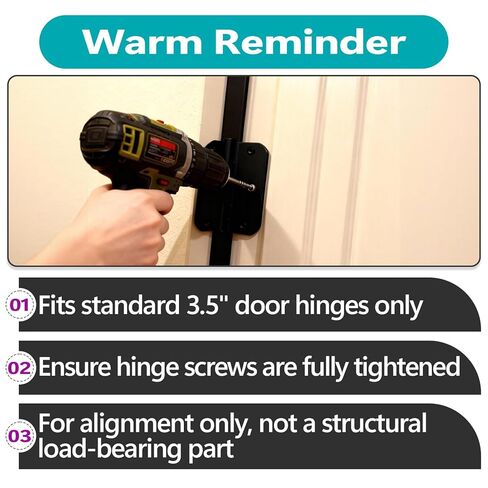 30 Pcs 3.5 Inch Door Hinge Shims for Door Hinge Repair, Trimmable Door Hinge Adjustment Shims, Interior Door Shim for Door Alignment Fix(Black) in Saudi Arabia
