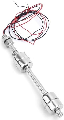 Stainless Steel Double Ball Float Switch,Switch Tank Water Level Controller Sensor for Tank Pool Sump Pump Control,10mm Action Range (150mm / 5.91in) in Saudi Arabia