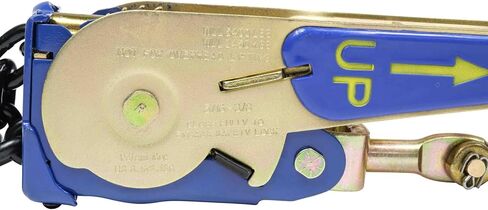 Mytee Products 4 Pcs G70 5/16" Chain & Easy Binder Kit - (2) 5/16"-3/8" Easy Ratcheting Chain Load Binder & (2) 5/16" x 20' G70 Transport Chain w/Grab Hooks - 4700 lbs WLL for Truck Trailer Tie Down in Kuwait