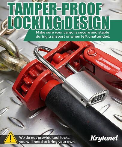 2 حزمة 5/16 "- 3/8" الثقيلة للطي مقبض سلسلة السقاطة الموثق تحميل الموثق مع خطافات انتزاع 7100 رطل WLL | مجلدات السلسلة لربط مقطورة الشاحنة المسطحة in Kuwait