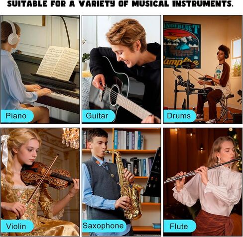 Sheet Music Folder, 20 Sleeves Spiral Music Binder for 40 Pages, Writeable 2-Sided Sheet Music Organizer, Lay Flat Design for Piano, Choir, Band, Letter Size 8.5 x 11, Black in Kuwait