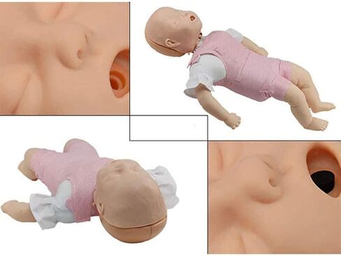 Infant CPR Manikin, Infant First Aid Model,Professional Training Manikin, Cardiopulmonary Resuscitation Simulator First Aid Training Dummy for Teaching Training Aid - - 60cm in Saudi Arabia