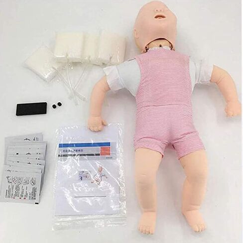 Infant CPR Manikin, Infant First Aid Model,Professional Training Manikin, Cardiopulmonary Resuscitation Simulator First Aid Training Dummy for Teaching Training Aid - - 60cm in Saudi Arabia