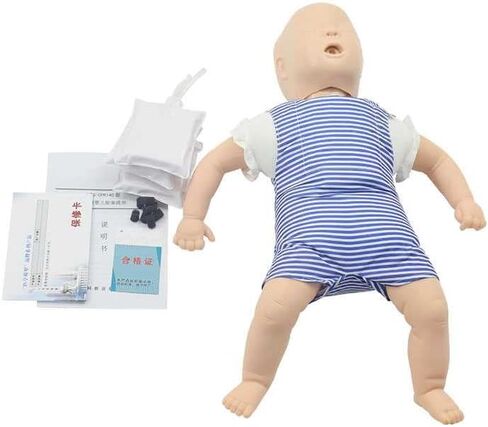 Cardiopulmonary Resuscitation Simulator Infant CPR Male First Aid Training Dummy Model Baby CPR Model for Medical Science Teaching Aids 60cm in Saudi Arabia