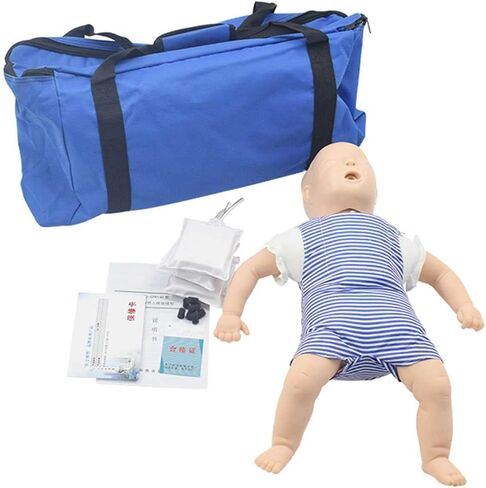 Cardiopulmonary Resuscitation Simulator Infant CPR Male First Aid Training Dummy Model Baby CPR Model for Medical Science Teaching Aids 60cm in Saudi Arabia