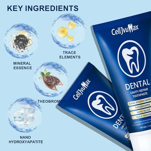 Enamel Repair Toothpaste for Cavity Protection, Transparent Gel to Strengthen Teeth and Support Gum Health, Daily Dental Care for Oral Hygiene (02) in Saudi Arabia