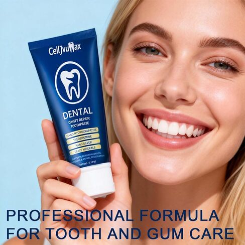 Enamel Repair Toothpaste for Cavity Protection, Transparent Gel to Strengthen Teeth and Support Gum Health, Daily Dental Care for Oral Hygiene (02) in Saudi Arabia