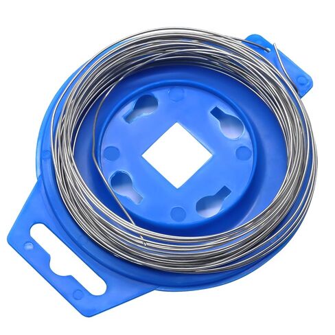 Safety Lock Wire .031 Inch, Stainless Steel 100 Ft / 30 Meter Coil, Aircraft Grade Secure Locking Wire for Motorcycle Repair, Automotive Fastening and Industrial Binding Applications in Saudi Arabia