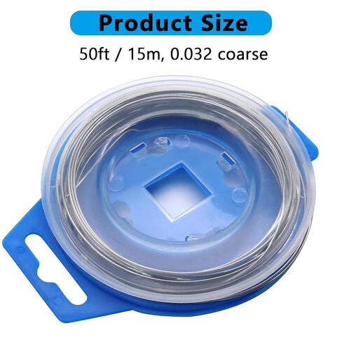 Safety Lock Wire .031 Inch, Stainless Steel 100 Ft / 30 Meter Coil, Aircraft Grade Secure Locking Wire for Motorcycle Repair, Automotive Fastening and Industrial Binding Applications in Saudi Arabia