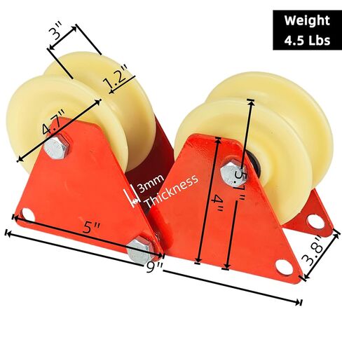 90 Degree Adjustable Corner Edge Protector | L Size(120 * 80mm), Lifting Pulley System Around Corner, Rope Block and Tackle Pulley System for Lifting Heavy Objects in Kuwait