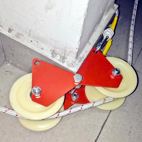 90 Degree Adjustable Corner Edge Protector | L Size(120 * 80mm), Lifting Pulley System Around Corner, Rope Block and Tackle Pulley System for Lifting Heavy Objects in Kuwait