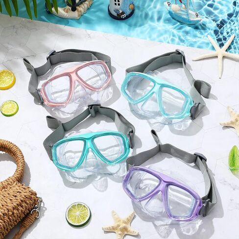 Flutesan Kids Youth Swim Goggles with Nose Cover Elastic Strap Diving Swim Mask Swimming Waterproof Snorkel Goggle in Saudi Arabia