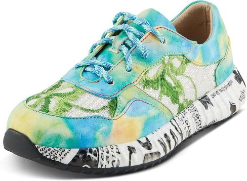 SPRING STEP L'Artiste Women's Emelie Fashion Sneaker - الترتر الأنيق والأحذية الرياضية المطرزة للأرواح المغامرة in Saudi Arabia