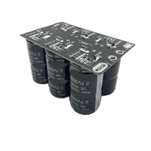 16V83F وحدة مقوم السيارات ذات المكثف الفائق 2.7V500F مع لوحة حماية الجهد (أسود) in Kuwait