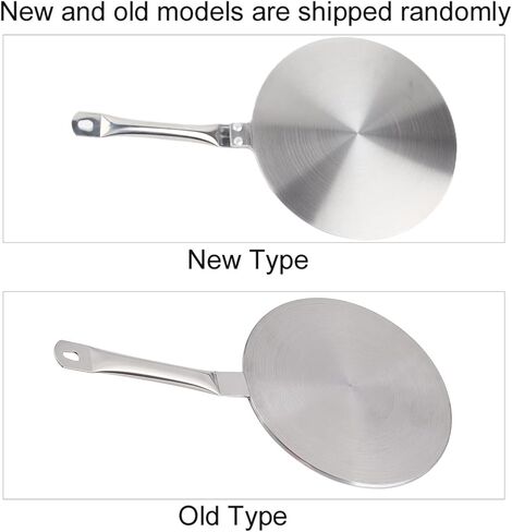 Stainless Steel Heat Diffuser Plate, Universal Cooker Heat Diffuser for Gas Electric Induction Stovetops, 22cm Even Heat Distributor with Handle for Non - Induction Pans in Kuwait