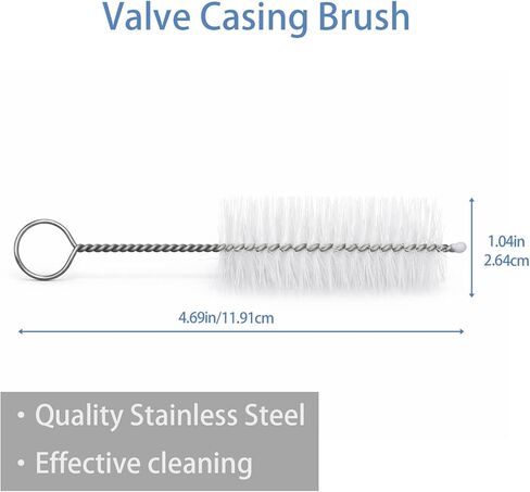 مجموعة تنظيف البوق - مجموعة تنظيف كاملة للعناية بالبوق مع زيت الصمام، وشحم منزلق، وفرش وقماش لفرقة طلاب العناية بالآلات in Kuwait
