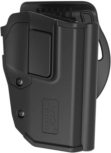 Sig P226 Holster, OWB Paddle Holster for Sig P226 P228 Right Handed Black Polymer Index Finger Released Autolock Level 2 Retention Outside Waistband Carry in Kuwait