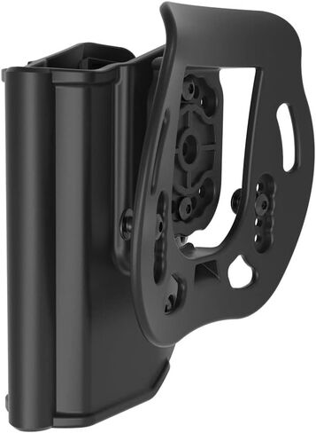 Sig P226 Holster, OWB Paddle Holster for Sig P226 P228 Right Handed Black Polymer Index Finger Released Autolock Level 2 Retention Outside Waistband Carry in Kuwait