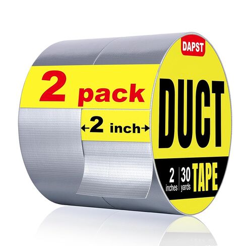 24-Pack Silver Heavy Duty Duct Tape Strong Adhesive, 2 Inch x 720 Yd, Duct Heavy Duty Waterproof All Weather Gray Duct Tape, Duct Tape Bulk for Outdoor Use in Saudi Arabia