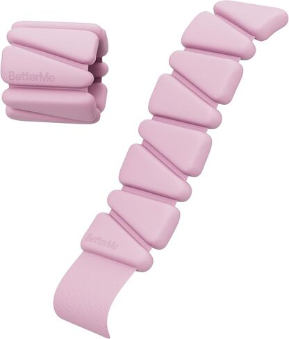 BetterMe Adjustable Weight Bands – Ankle Weights & Wrist Weights for Women – Adjustable Straps for Arms & Legs – Home Workout & Pilates Weights in Saudi Arabia