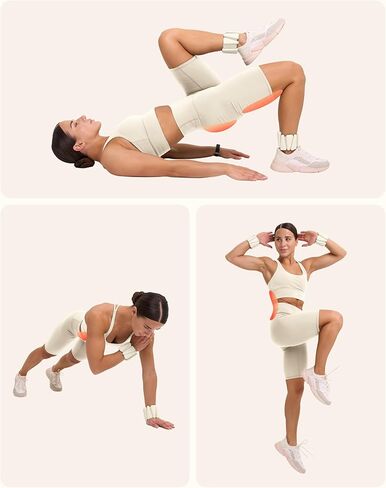 BetterMe Adjustable Weight Bands – Ankle Weights & Wrist Weights for Women – Adjustable Straps for Arms & Legs – Home Workout & Pilates Weights in Saudi Arabia
