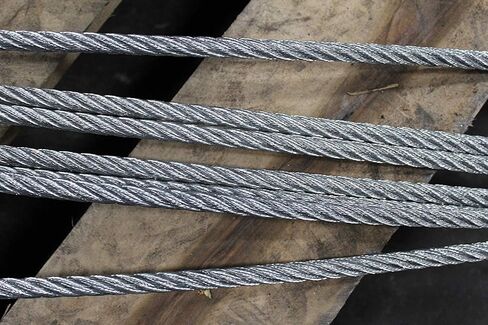 Four Leg Bridle Wire Rope Sling | 5 Ton Vertical Rated | Eye Hooks with Safety Latches | 3/8" Dia. | 5' Length | EIPS 6x25 IWRC | Hanes Supply (HSI) Heavy Duty Rigging Cable for Lifting and Towing in Saudi Arabia