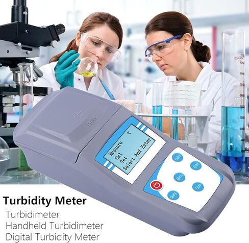 COYEUX Lab Turbidity Meter, Portable Digital Water Turbidity Meter, Measuring Range 0-200 NTU, 90°Scattered Light Accuracy 0.1, for Water Plants, The Food Industry, Plants, Swimmin Pools in Kuwait