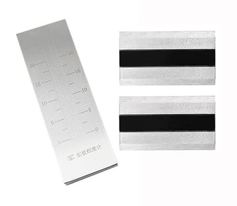 Single Groove Grindometer High Precision Grindometer with 2 Scrapers Indexing Value 2.5μm Scale Range 0-25μm Inclined Groove Size 120 * 13mm Inclination of Groove 1:4000 in Kuwait