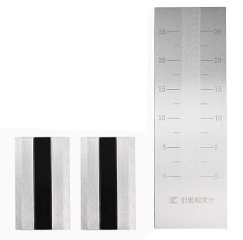 Single Groove Grindometer High Precision Grindometer with 2 Scrapers Indexing Value 2.5μm Scale Range 0-25μm Inclined Groove Size 120 * 13mm Inclination of Groove 1:4000 in Kuwait