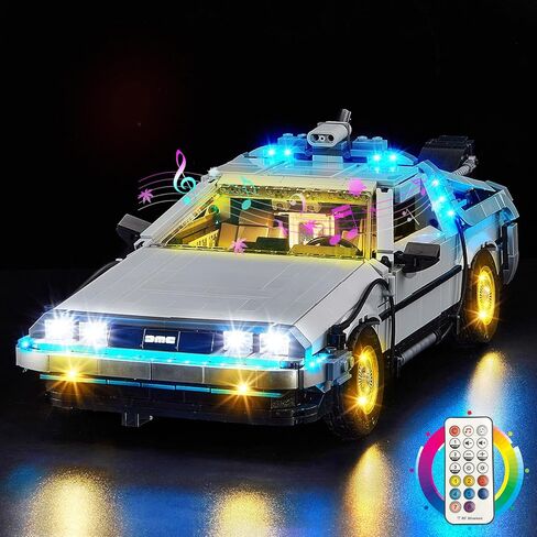 Kyglaring LED Lighting Kit Designed for Lego Creator Expert Back to The Future Time Machine 10300 Model Building Kit - Without Lego Set (Standard RC Sound Version) in Saudi Arabia