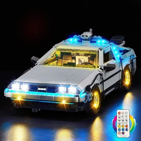 مجموعة إضاءة LED Kyglaring مصممة لخبراء Lego Creator إلى مجموعة بناء طرازات Time Machine 10300 - بدون مجموعة LEGO (إصدار صوت RC القياسي) in Kuwait