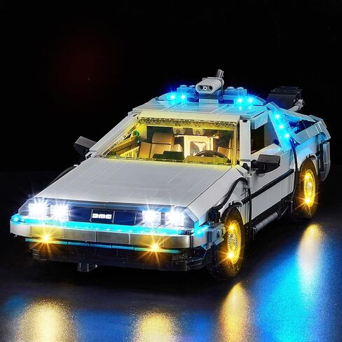 Kyglaring LED Lighting Kit Designed for Lego Creator Expert Back to The Future Time Machine 10300 Model Building Kit - Without Lego Set (Standard RC Sound Version) in Saudi Arabia
