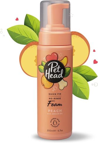 Pet Head Quick Fix Leave-in Conditioner Spray for Dogs | Peach Scent | Repairs, Detangles and Softens Fur | Detangling Spray | for Grooming Wet or Dry Dog Coats | No Rinsing Required | 10.1 fl oz. in Saudi Arabia