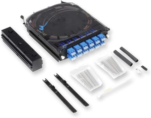 Corning CCH Splice Cassette, 24 Fiber, LC Duplex Singlemode (OS2), Ribbon, UPC Polish CCH-CS24-A9-P00RJ in Kuwait