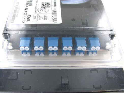 Corning CCH Splice Cassette, 24 Fiber, LC Duplex Singlemode (OS2), Ribbon, UPC Polish CCH-CS24-A9-P00RJ in Kuwait