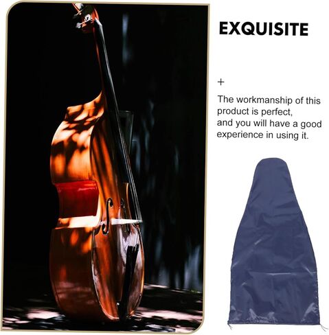 Elegant Cello Fabric Cover Portable Instrument Protector Comprehensive Protection Against Scratches Suitable for All Cello Styles Luxurious Design for Performance and Practice in Kuwait