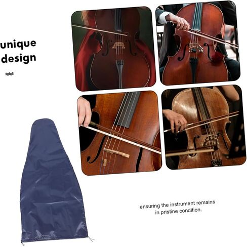 Elegant Cello Fabric Cover Portable Instrument Protector Comprehensive Protection Against Scratches Suitable for All Cello Styles Luxurious Design for Performance and Practice in Kuwait