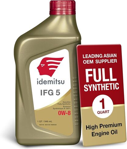 IDEMITSU IFG 5 0W-8 زيت المحرك الاصطناعي بالكامل (1 ربع) in Kuwait