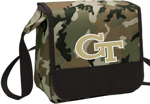 Broad Bay Camo Georgia Tech Lunch Bag Shoulder GT Yellow Jackets Lunch Boxes in Saudi Arabia