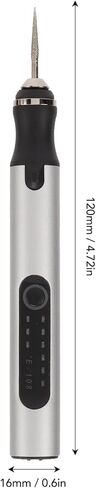 Mavaol Electric Engraving Pen Aluminum Alloy Silver Mini Micro Engraver with Intelligent Overload Protection Chip in Saudi Arabia