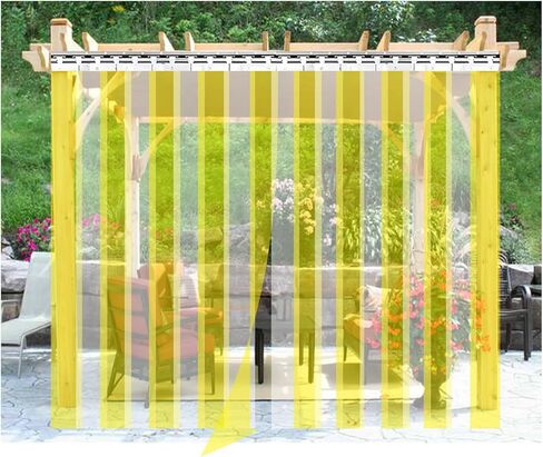 PVC Smooth Plastic Strip Door Curtain PVC Door Strip Patio Plastic Curtain Waterproof Transparent Vinyl Strips Industrial Strip Curtain for Shop, Factory in Kuwait