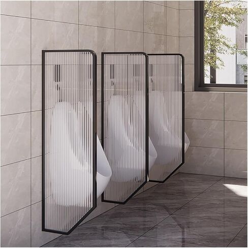Wall-Mounted Privacy Urinal Partition, Waterproof Bathroom Divider, Toilet Protection Screen, 4pcs Baffle for Hotels, Schools, Shopping Malls, Public Restrooms in Saudi Arabia