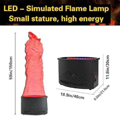مصباح لهب مقلد LED واقعي، مع تأثيرات اللهب الوامضة، يخلق جوًا دافئًا، مناسب لديكور المنزل، والحفلات وفي الهواء الطلق. in Saudi Arabia