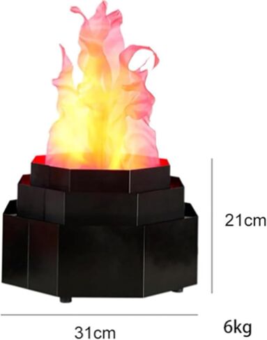 Simulated Flame Light, Realistic Flame Stage Effect Light, Practical and Safe Design, Suitable for Bars, Stages, Clubs, Parties. in Saudi Arabia